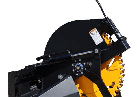 skid steer saw attachment|hydraulic saw for skid steer.